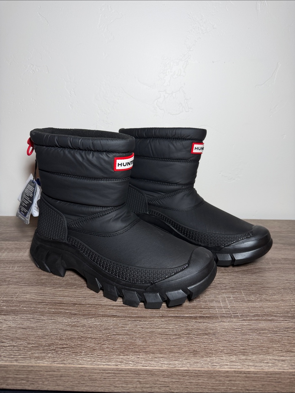 Women’s Black Hunter Intrepid Snow Boots Size 7 BNIB